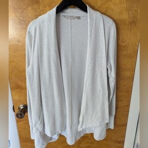 Athleta Women's Light Gray Open Cardigan